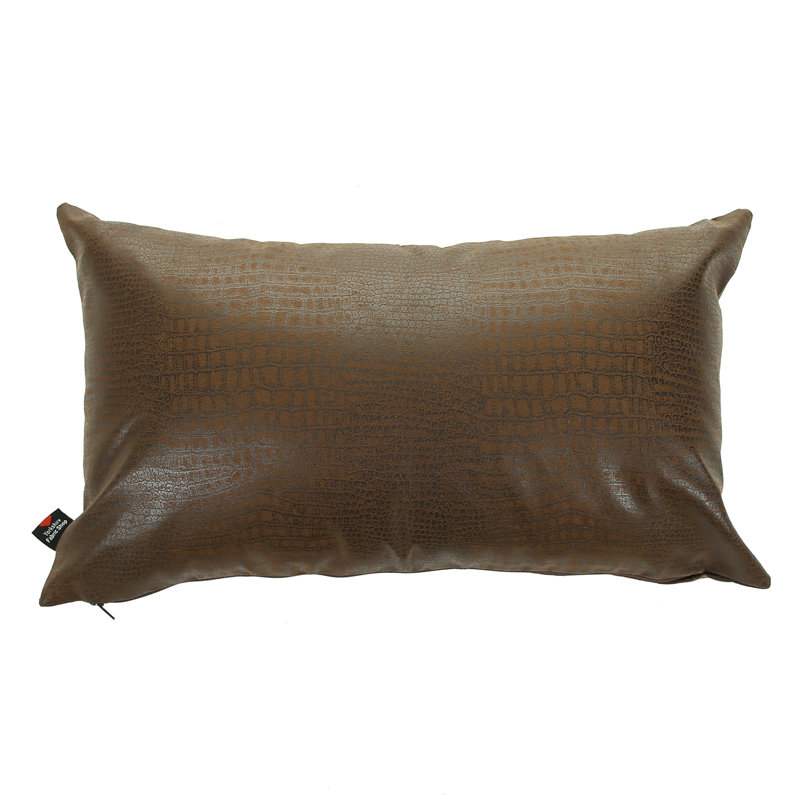 Chaz Animal Print Rectangular Throw Cushion, Brown