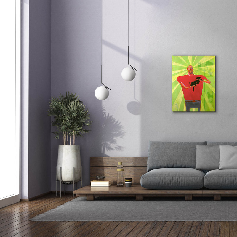 Toile épique Graffiti «Cat Gentleman» par Bebe Keith, 26 po x 34 po, H 34 po x l 26 po