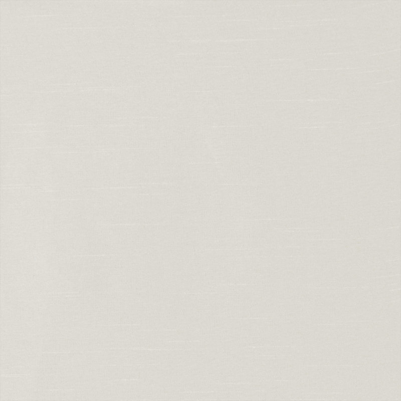 Karlita Lightweight Faux Silk Single Valance with Beads, White