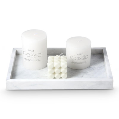Natural Marble Tray For Bathroom, Natural Marble Serving Tray For Kitchen & Home Decor – Natural Marble Vanity Organizer