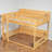 Queen Over Queen Bunk Bed, Built-In Storage Shelves & Charging Station, Contemporary Minimalist, Shared Bedroom-1566799393