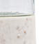 Ensemble de 2 porte-bougies Ramira de 4 po de diamètre x 8 po transparent / blanc Ramira
