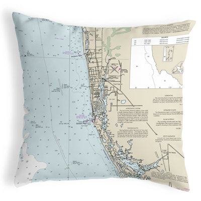 Outdoor Reversible Throw Pillow