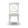 Standridge Solid Wood Cross Back Side Chair