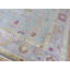 Tapis oriental bleu Oushak noué à la main 8 pi 11 po x 11 pi 10 po D3FB2E18E46D4DE3B87835DFF47FD7F0