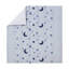 Ensemble de housse de couette pour lit double / grand 3 pièces Cosmos Blue Jacquard-128759655