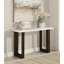 Table de canapé en faux marbre, console, table de couloir