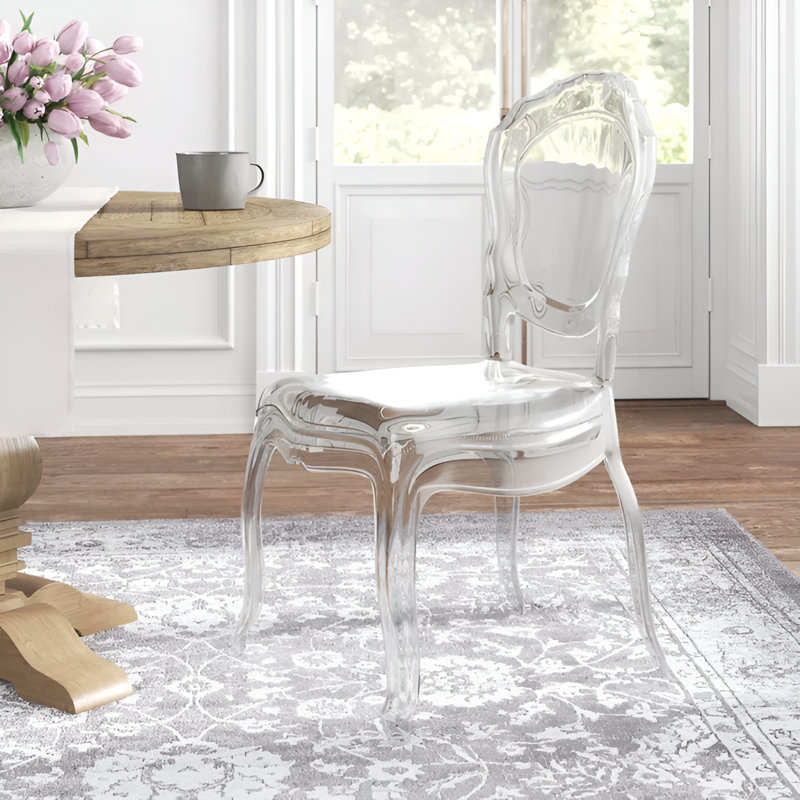 Chaise d'appoint Heliodoro en transparent