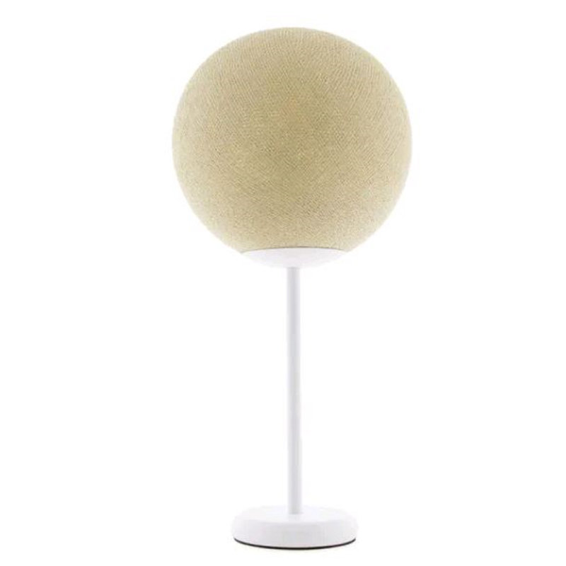 Lampe de table en métal, H 12,2 po x l 12,2 po x P 12,2 po, Gris pierre