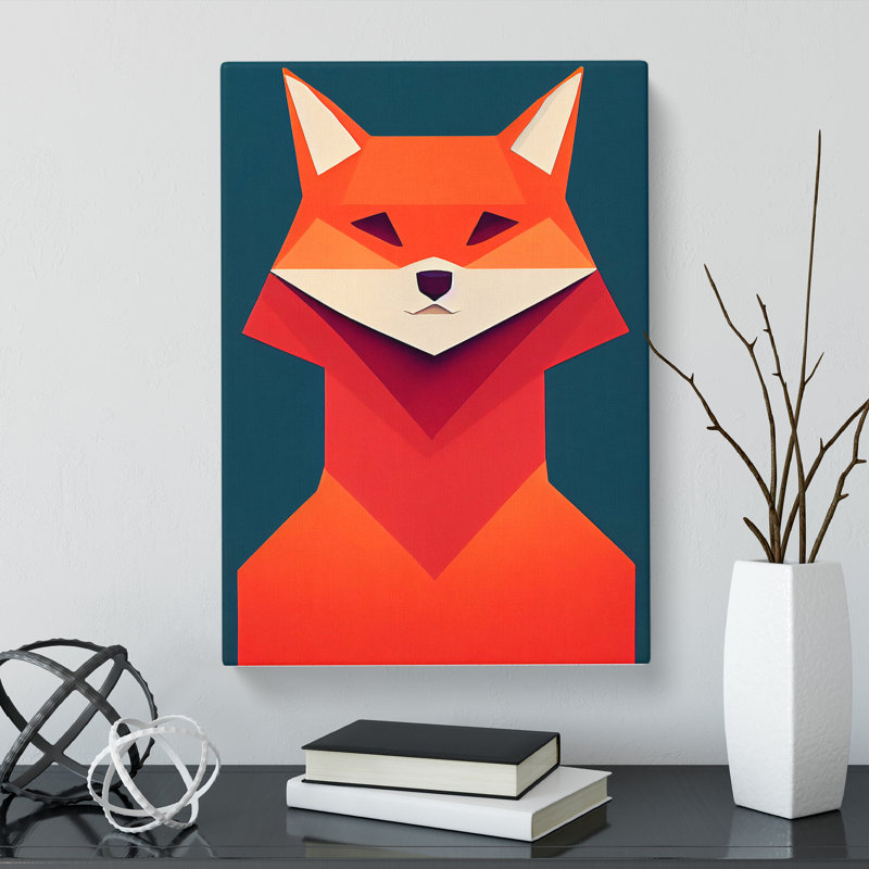 Mr Fox Abstract Vol.2 - Wall Art, 60cm H x 40cm W x 3cm D, Canvas