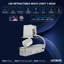 Projecteur encastré à 1 tête DEL LUXRITE, 5CCT, CRI90, 3W, 200LM, tête réglable à 355 ° et inclinaison à 80 °, à intensité variable, homologué IC, ETL 4 pièces-124405164