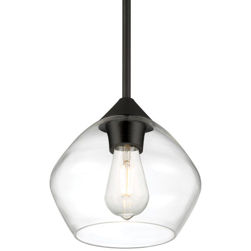 Luminaire suspendu à DEL Abdihakin - noir mat