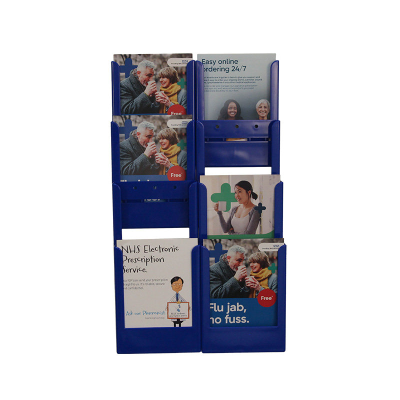 Expanda-Stand Metroplan 54cm H Brochure And Leaflet Rack/stand, Blue