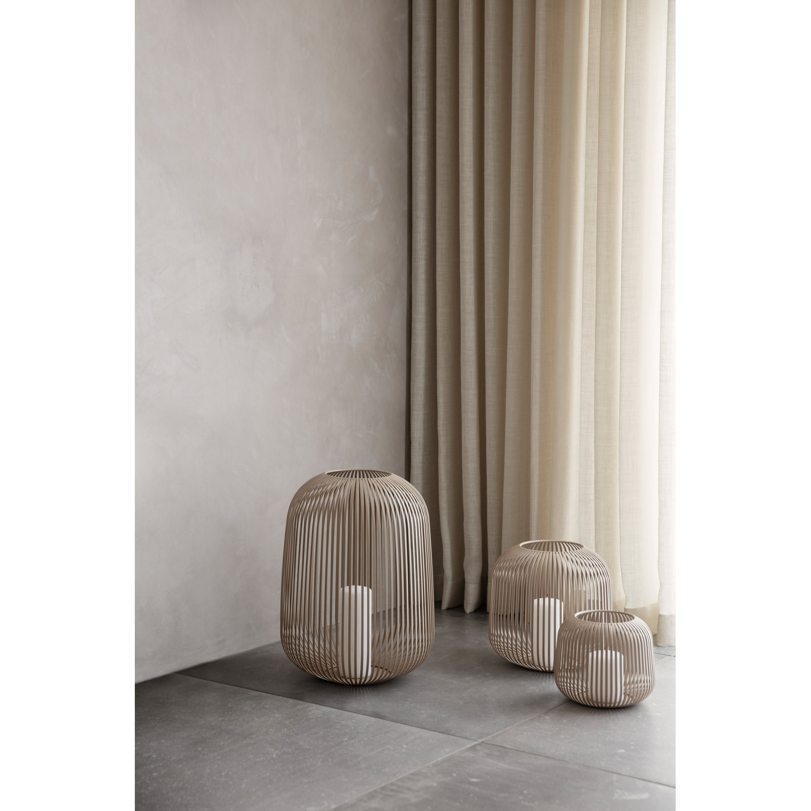 Lito Metal Lantern Candle Holder, Nomad, 10.6" H x 10.8" W x 10.8" D