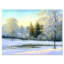 Paysage, arbres verts, peinture sur toile d'hiver-59758227-59787038