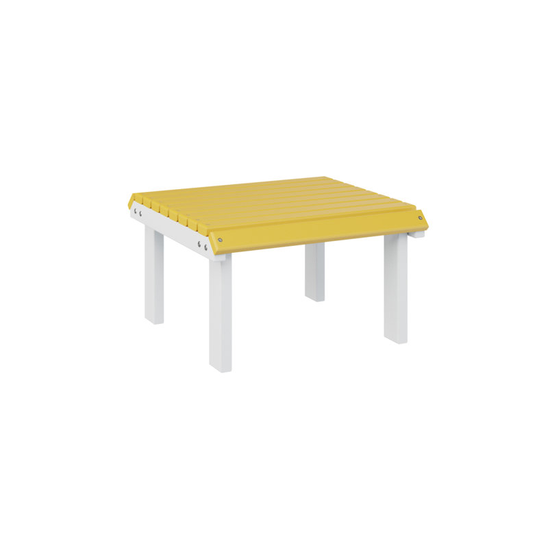 Berlin Gardens Stationary Footstool, Sunburst Yellow