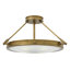 Collier Semi-Flush Mount Ceiling Light - Heritage Brass-122266308-24611120-24611118