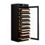 Freestanding Red Oak Wine Cabinet with Embraco Compressor, Humidity Control & UV Glass Door