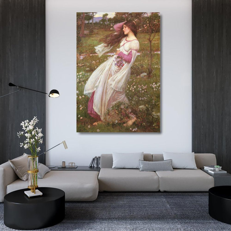 Windflowers, 48" H x 33" W