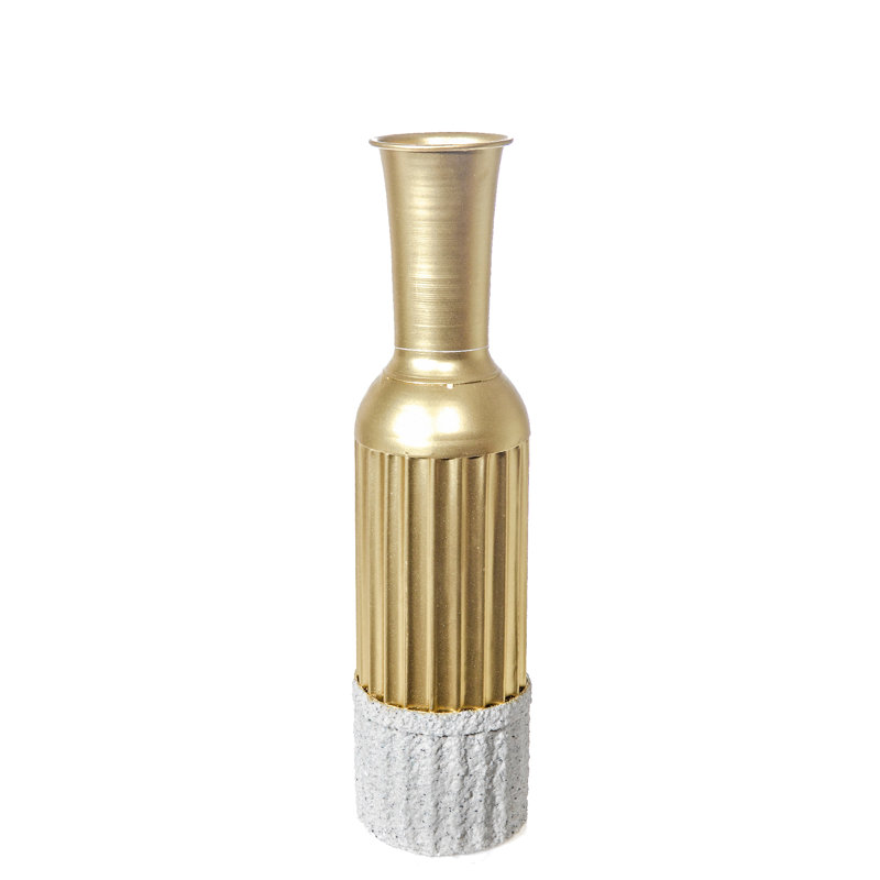 Polyester Floor Vase, 18" H x 4.25" W x 4.25" D