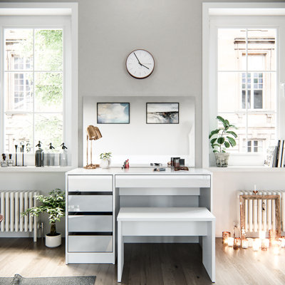 Zioutas Dressing Table with Mirror