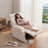 Power Recliner Chair with Zero Gravity, Corduroy Upholstered Electric Reclining Sofa, Modern Comfy Accent Chair for Living Room Bedroom-682899001