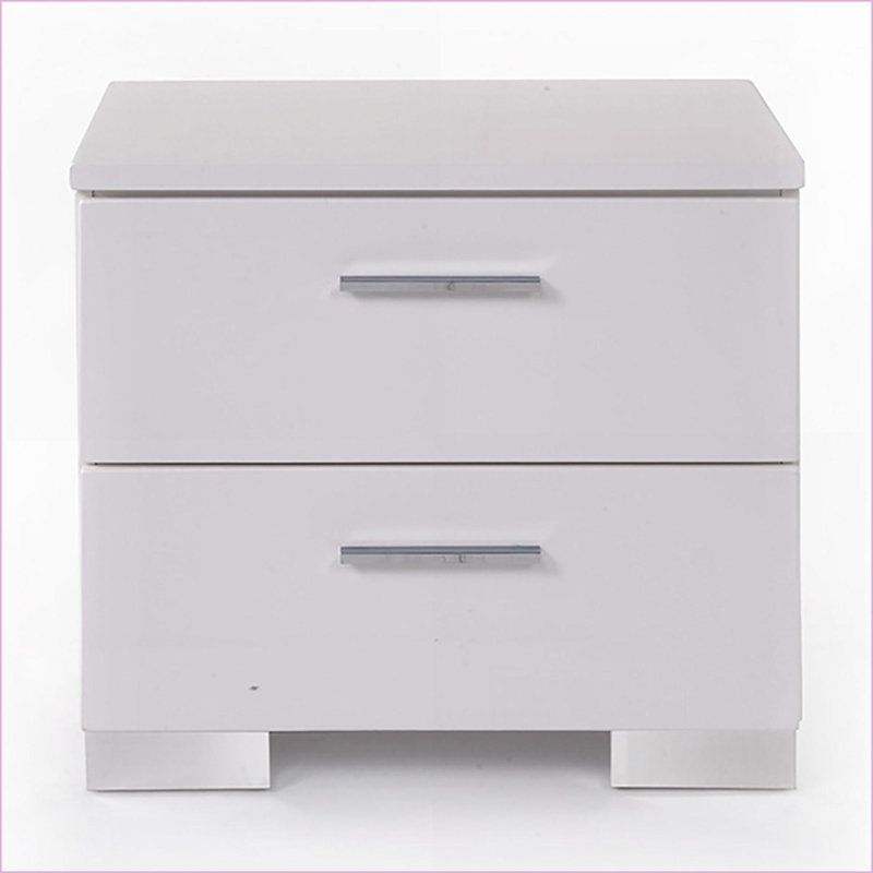 Table de chevet 2 tiroirs Modern