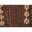 Hand Knotted Wool Area Rug in Red