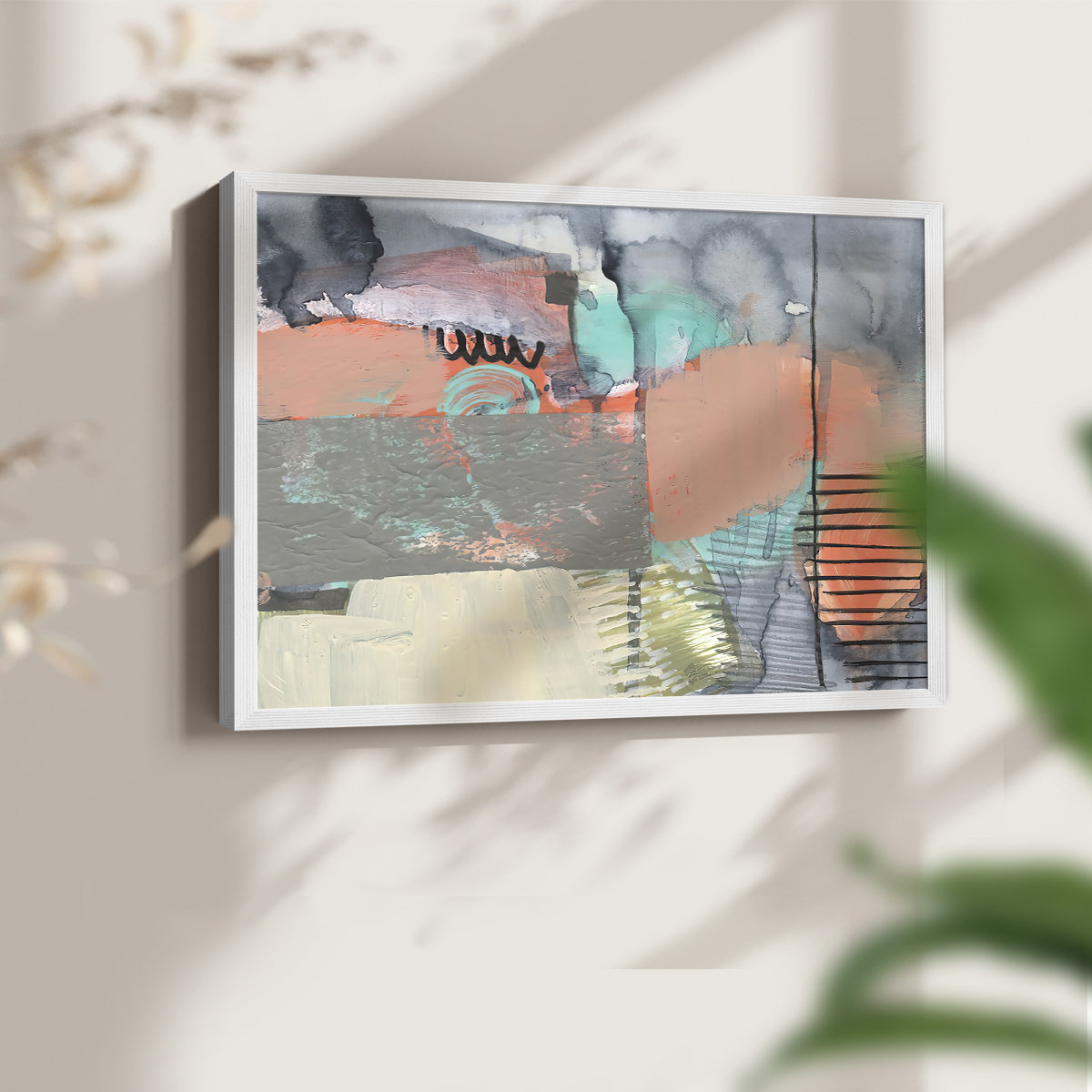 Wrought Studio™ Over, Under & Through II -Framed Print - Restickable ...