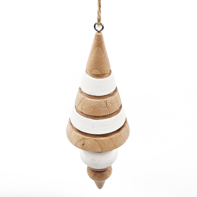 Ornement en forme de glaçon d'eucalyptus Gritton, décoration de Noël suspendue