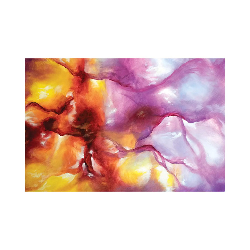 Nebula Waves - Print on Canvas, Wrapped Canvas, 66.04 cm H x 45.72 cm W x 1.91 cm D