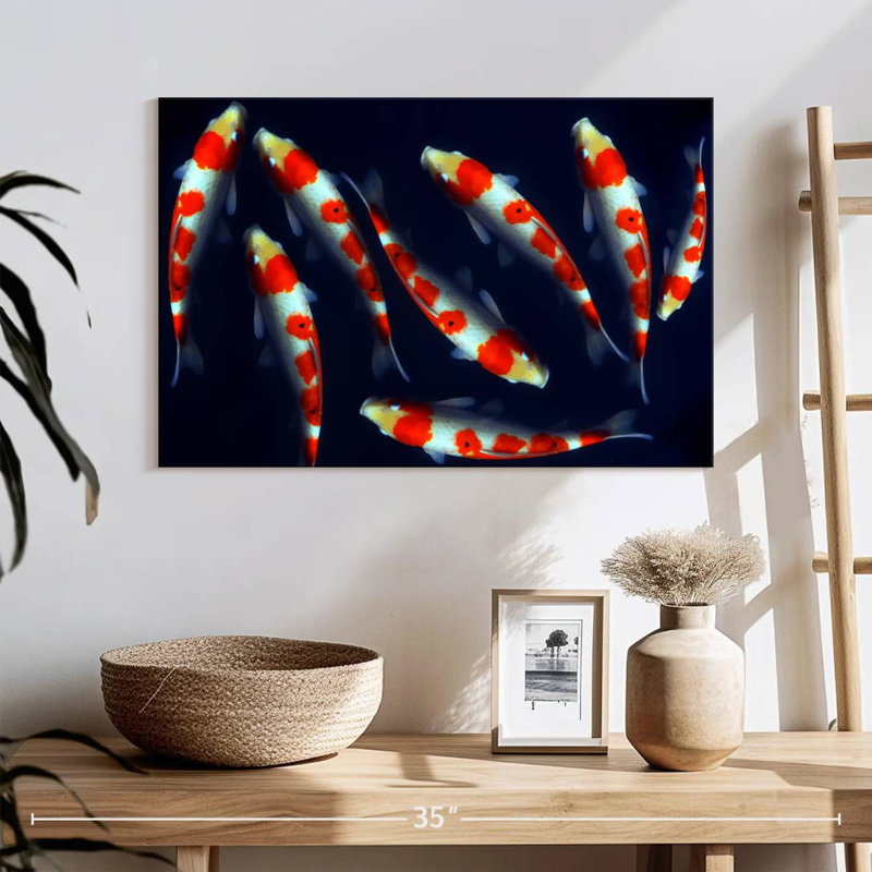 Brampt Sleek Koi Fish, 16" H x 24" W