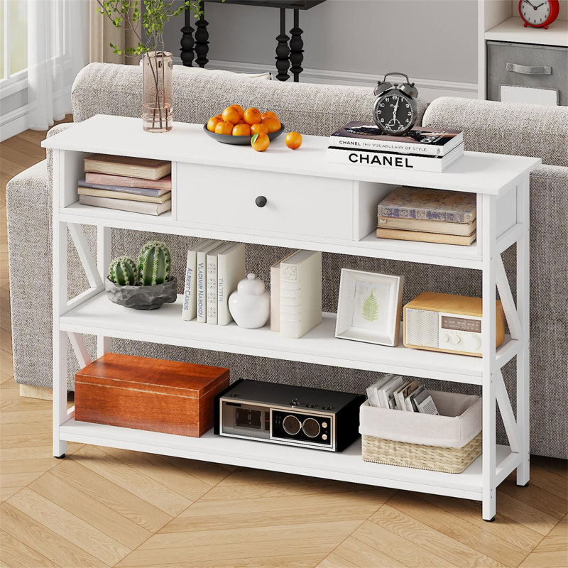 Alhanouf 10cm Console Table, White