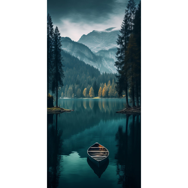 Art mural sur toile Alpine Stillness, H 36 po x l 20 po