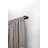 3/4" Wraparound Adjustable Single Curtain Rod Black-1789529322