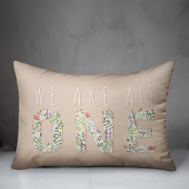 Housse de coussin rectangulaire & one all one