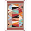 Tuscany Wool Geometric Area Rug in Mocha