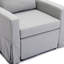 Canapé modulaire 4 places avec 1 repose-pieds, coussin de siège et de dossier Modern