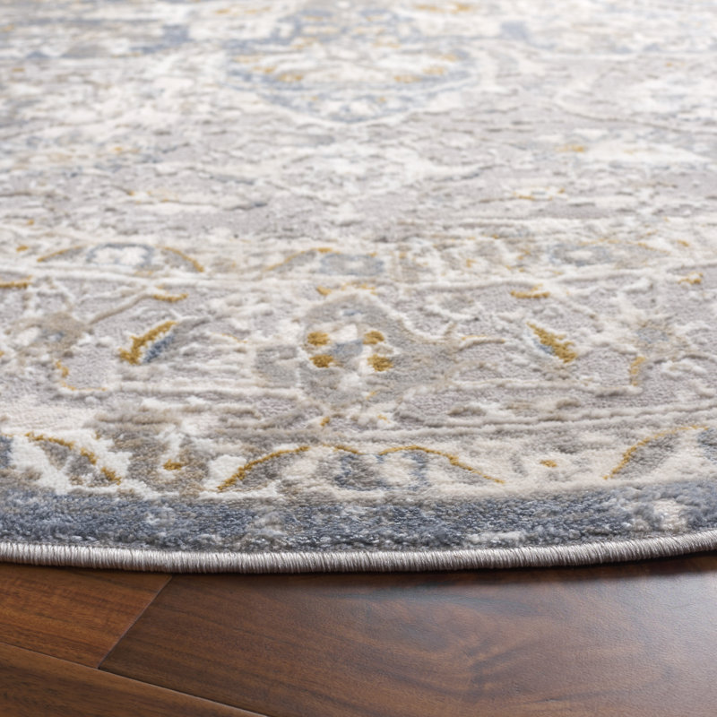 Wendalyn Performance Oriental Rug, Round 6'7"