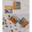 Ensemble de sous-verres en marbre et bois LuxeDesigns - Sous-verres 4 pièces antidérapants, marbre et bois de qualité supérieure pour un décor élégant, moderne et rustique - Sous-verres durables pour la maison, les événements et les cadeaux de pe