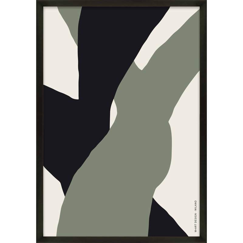 «Crossings 2» par Romina Gadler, reproduction, Papier avec cadre noir, H 20 po x l 14 po x P 1,25 po