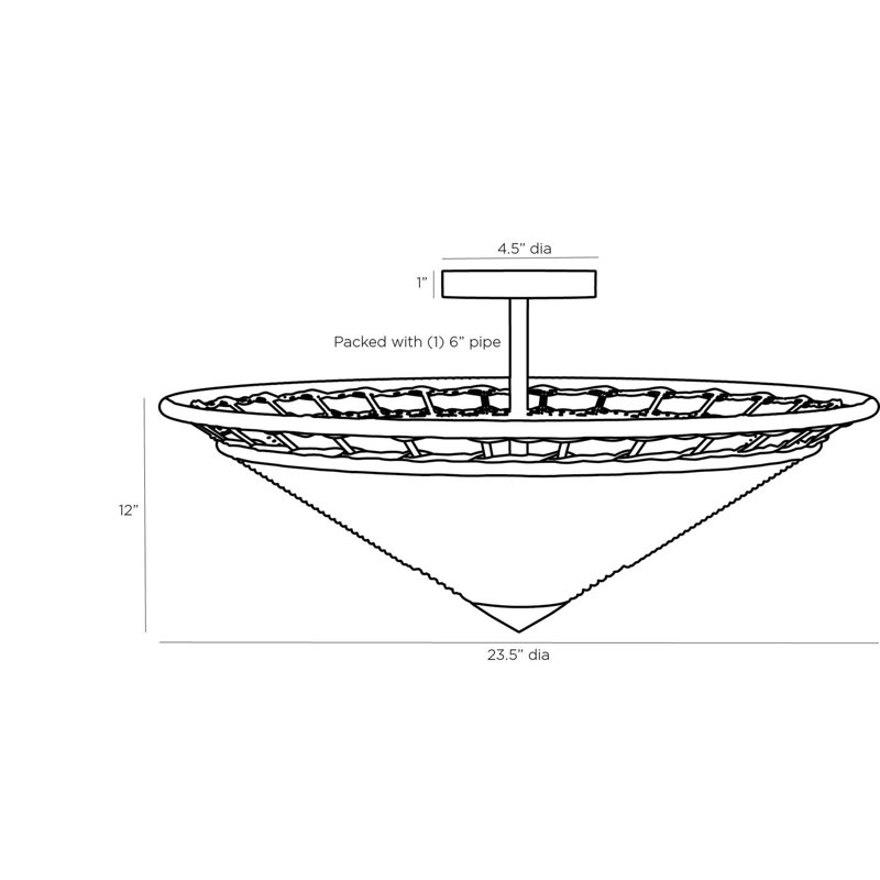 Terrace Flushmount