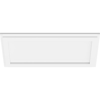 20"W x 10"H x 7"C x 1"P Rectangle Architectural Grade PVC Contemporary Ceiling Medallion