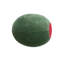 Coussin en coton et velours olive