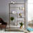 Carbone Marble-Look 5-Tier Display Bookcase Shelf