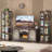 Fortis 54"H x 15.8"W x 15.8"D Rotating Bookcase, Coner bookshelf-928117189