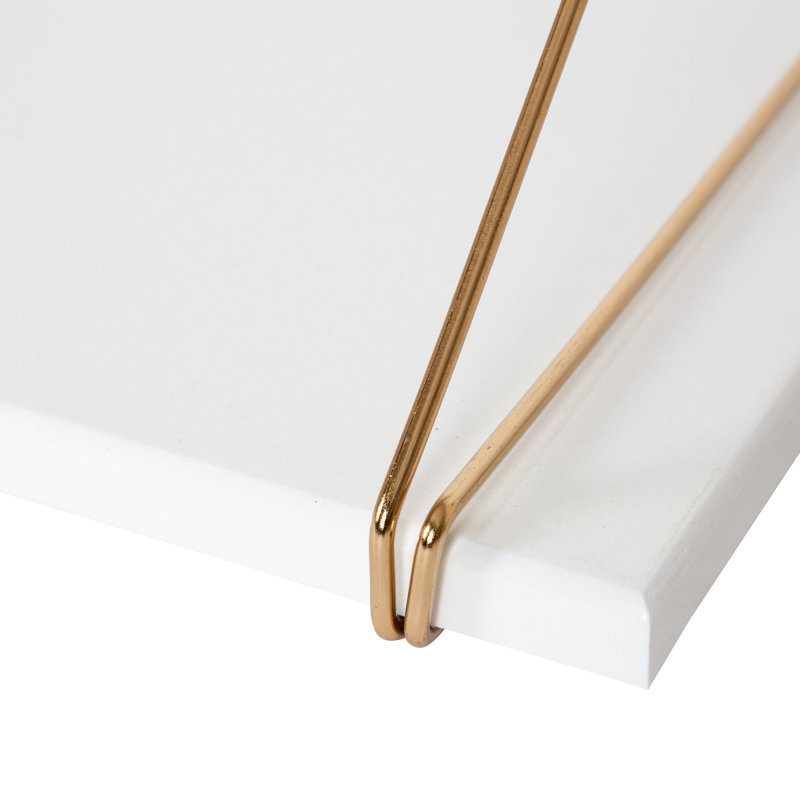 Granita Floating Desk, White