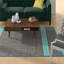 Annia Handwoven Flatweave Cotton Black/Blue Area Rug-1814083719