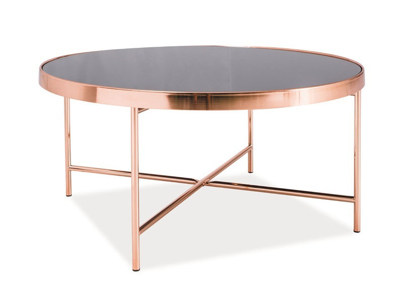 Whitnash Four Leg Coffee Table, Copper