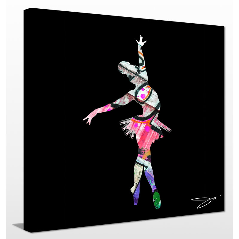 «Dancer 3», impression, Toile tendue, H 18" x l 18" x P 1"